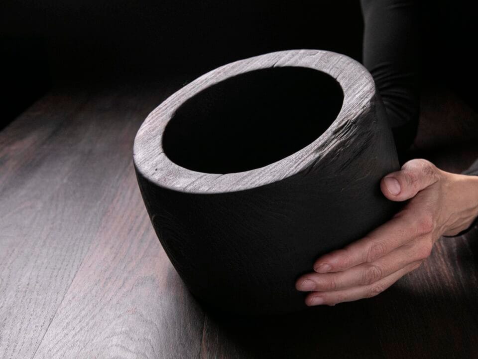 Raven Black Deep Bowl A08J17