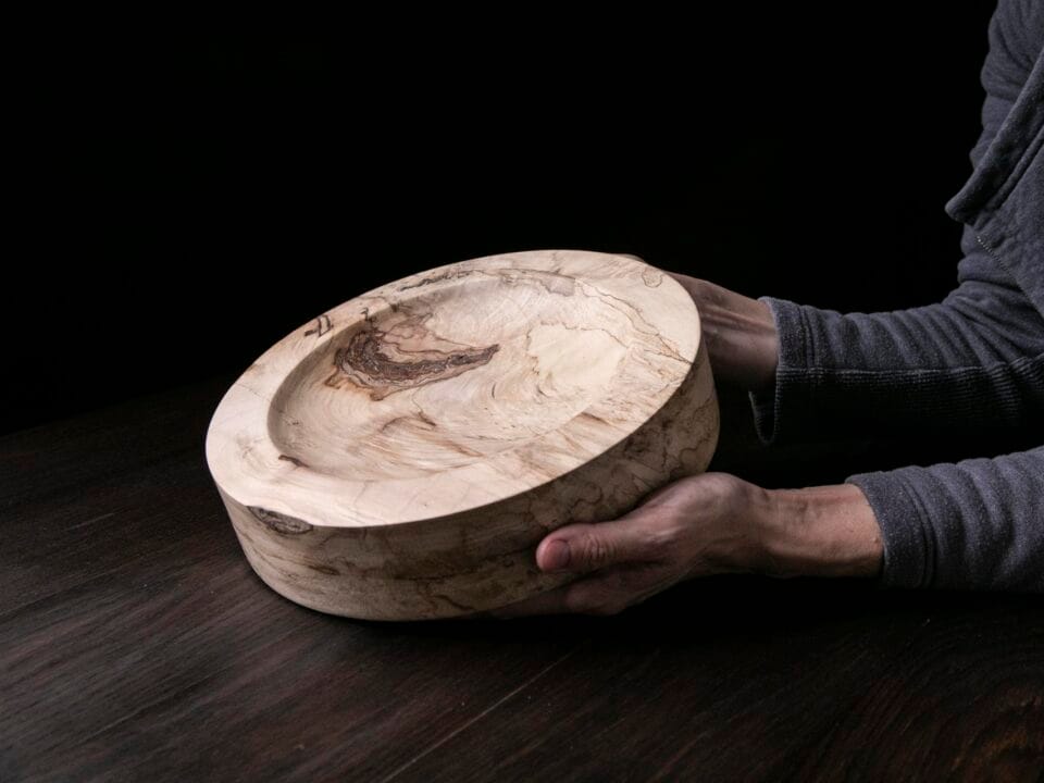 Natural Spalted Platter A10J69
