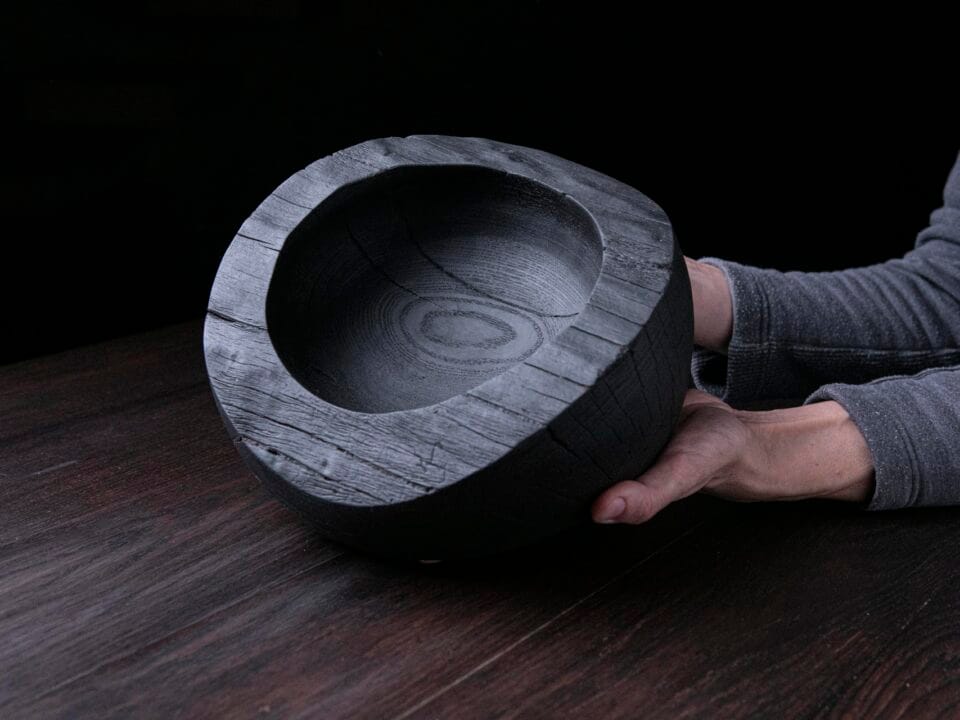 Raven Black Live Edge Platter A10R55